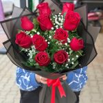 Bukette 11 Kırmızı Gül